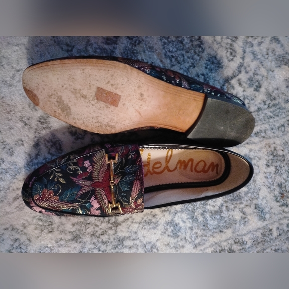 Sam Edelman Loraine Bit Loafer Majestic Bird Jacquard - Picture 2 of 4